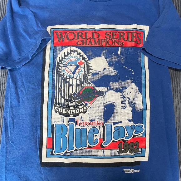 1992 Blue jays t shirt - Picture 1 of 4